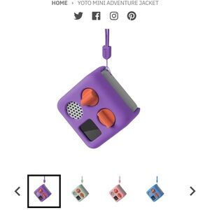 Purple Yoto Mini Adventure Jacket